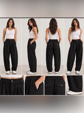 Elegant Black Women's Chinos